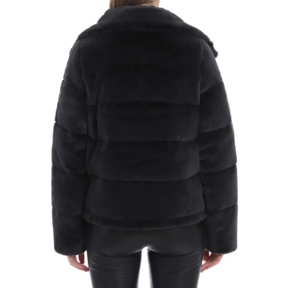 Avec Les Filles Faux Fur Puffer Jacket in Olive Nordstrom - Picture 4 of 4